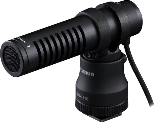 Canon DM-E100 Unidirectional Stereomikrofon for Kamera med 3,5 mm Jack
