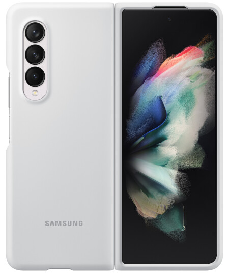 Samsung Galaxy Z Fold3 Silicone Cover, White