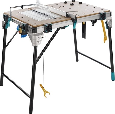 Wolfcraft Master Cut 2600 Flyttbart Arbeidsbord i Aluminium og Stål Wolfcraft Master Cut 2600 Flyttbart Arbeidsbord i Aluminium og Stål