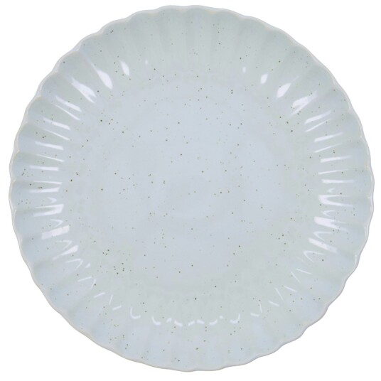 House Doctor Scallop Tallerken Ø26 cm Lyseblå