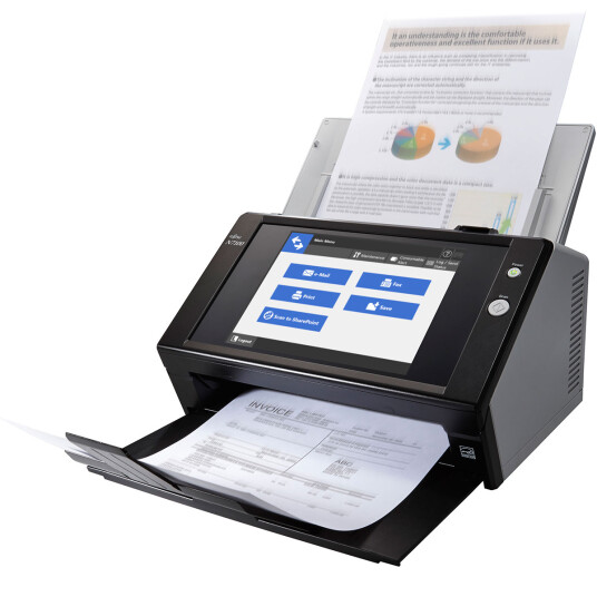 Fujitsu N7100E Dokumentenscanner med WiFi og ADF Fujitsu N7100E Dokumentenscanner med WiFi og ADF