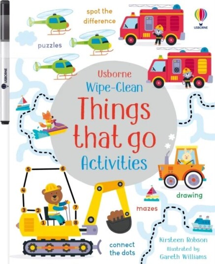 Wipe-Clean Things That Go Activities Av Kirsteen Robson Wipe-Clean Things That Go Activities Av Kirsteen Robson