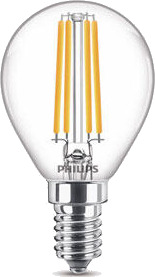 E14 Philips LED Classic E14 LED-lyspærer 6.5W (60W) (Lustre, Klart)