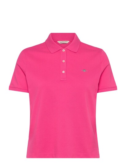 GANT Reg Shield Ss Pique Polo Pink XS