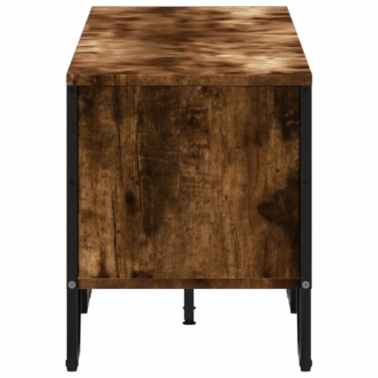  TV-benk røkt eik 180x34x41 cm konstruert tre 848576