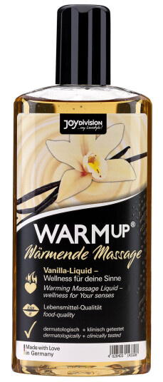 JoyDivision WARMup Varmende Massasjeolje med Smak 150 ml Gul