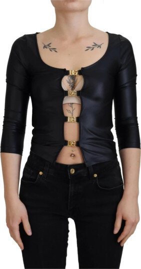 Dolce & Gabbana Dame Bluser & Skjorter Svart S, Dolce & Gabbana Dame Bluser & Skjorter Svart S,