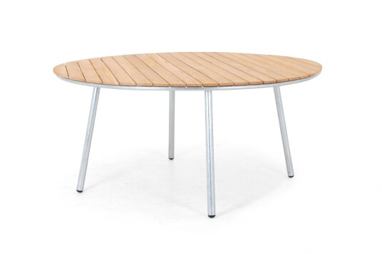 Selected Home Resö spisebord Galvanisert/teak 160 cm Selected Home Resö spisebord Galvanisert/teak 160 cm