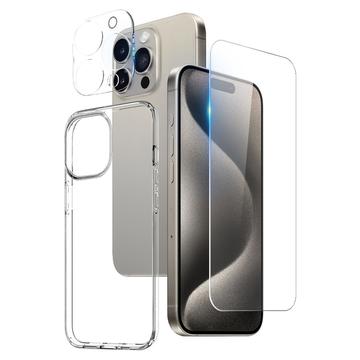 iPhone 15 Pro Max Northjo 3-i-1 Beskyttelsessett