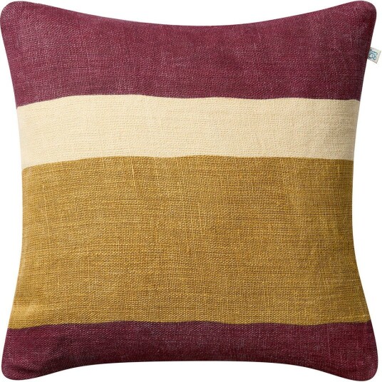 Chhatwal & Jonsson Manali putetrekk 50x50 cm Ruby masala yellow