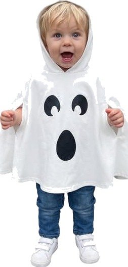Halloween Spøkelseskostyme med Hette til Baby