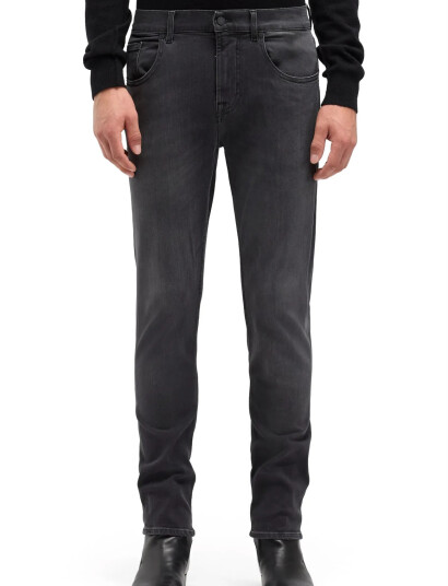 7 For All Mankind Slimmy Tapered Washed Black - Grey - 33 x 32 7 For All Mankind Slimmy Tapered Washed Black - Grey - 33 x 32