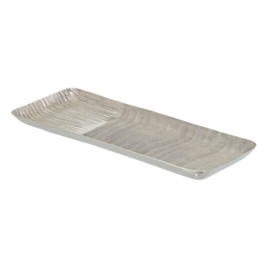 Bigbuy Home Bordduk 38,5 X 15 X 2,5 Cm Sølv Aluminium