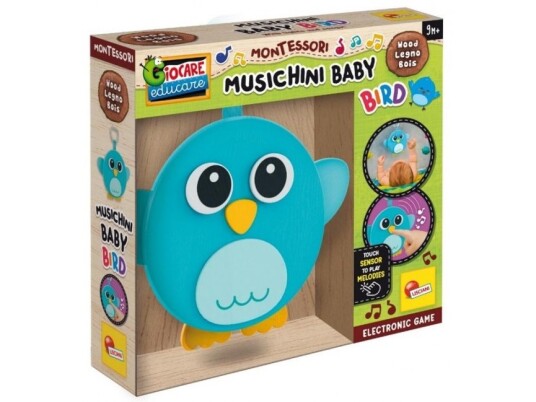 Montessori Wood Musical Bird Lisciani Montessori Wood Musical Bird Lisciani