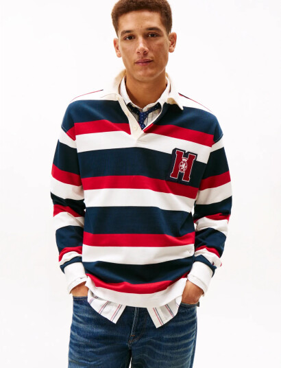Tommy Hilfiger Crest Striped Rugby Multi/patterned XL Tommy Hilfiger Crest Striped Rugby Multi/patterned XL