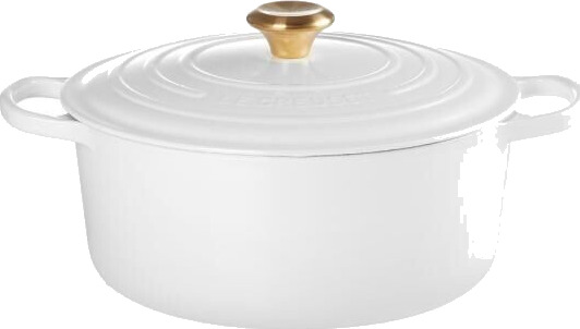 Le Creuset Signature støpejernsgryte rund 28 cm 6,7L white Le Creuset Signature støpejernsgryte rund 28 cm 6,7L white