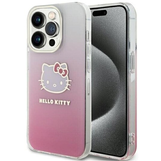Hello Kitty Hkhcp14xhdgkep Iphone 14 Pro Max 6.7" Różowy/Pink Hardcase Iml Gradient Electrop Kitty Head