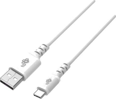 Usb-Usb C Kabel 2M Silikon Hvit Quick Charge