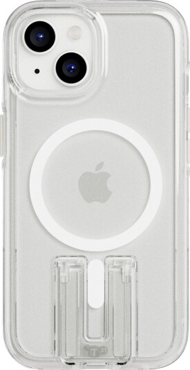 Tech21 Evo Crystal Kick MagSafe deksel for iPhone 15 Hvit
