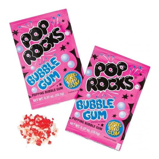 ERT Godis Singel Pop Rocks Bubble Gum - 50-stk ERT Godis Singel Pop Rocks Bubble Gum - 50-stk