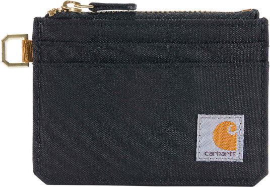 Carhartt Nylon Duck Zipped Damer lommebok en størrelse Svart