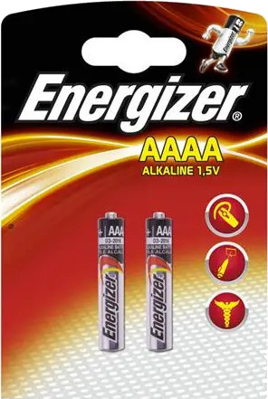 Energizer AAAA/LR61 2Pk batterier 2stk AAAA micro penlight batterier Energizer AAAA/LR61 2Pk batterier 2stk AAAA micro penlight batterier