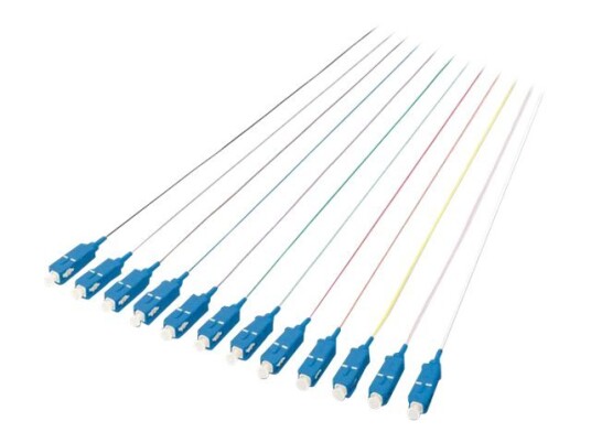 Digitus Professional - Grisehale - Sc-Enkeltmodus (Hann) - 2 M - Fiberoptisk - 9 / 125 Micron - Os2 - Grå Svart Hvit Blå Gul Rød Grønn Brun Oransje Fiolett Rosa Turkis