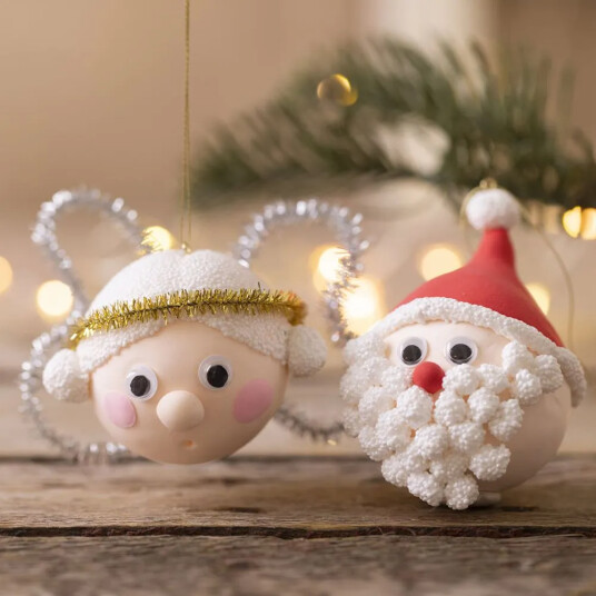 Julekuler Creativ Company Mini DIY Kit Julenisse og Engel 977576