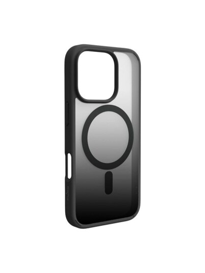 Puro Gradient MagSafe Silikonetui for iPhone 16 Pro Max - Svart