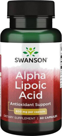Swanson Ala Alpha Lipoic Acid 600 Mg - 60 Kapsler