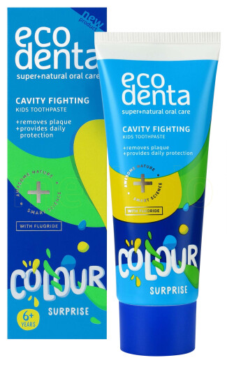 Ecodenta Tannkrem Kids M. Farve 75 ml Ecodenta Tannkrem Kids M. Farve 75 ml