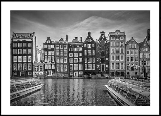 AMSTERDAM Damrak Plakat Plakat / 30x40cm AMSTERDAM Damrak Plakat Plakat / 30x40cm