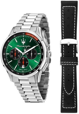 Maserati Herreklokke R8873624002 Sorpasso Grønn/Stål Ø42 mm Maserati Herreklokke R8873624002 Sorpasso Grønn/Stål Ø42 mm