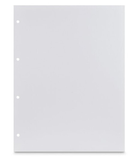 Hama 00007555, Hvit, Fotoark Kartong, Hvit, 233 Mm, 310 Mm, 25 Stykker