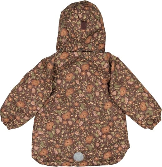 Wheat Vinterjakke Elda Tech Maroon Flowers (86 / 1,5 år)