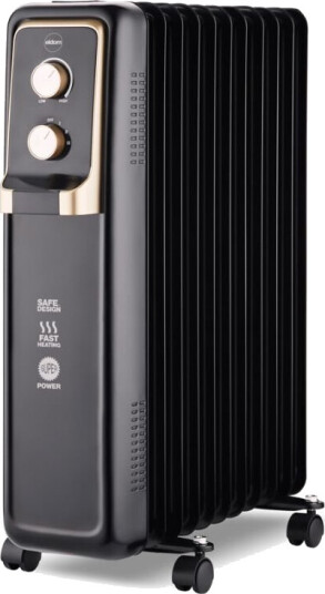 Selgro Oljefylt radiator HO110C ribby Eldom 2500W Hvit