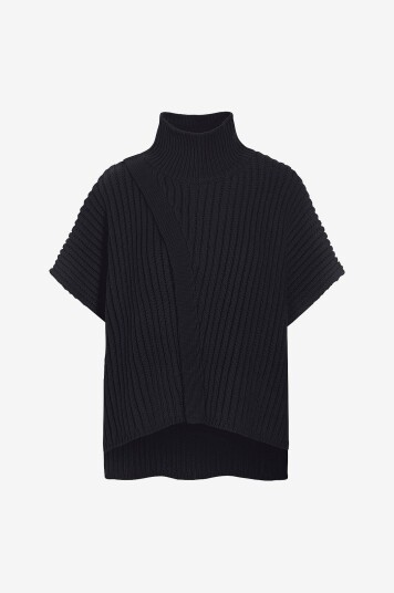 Bitte Kai Rand Poncho Nitto Svart
