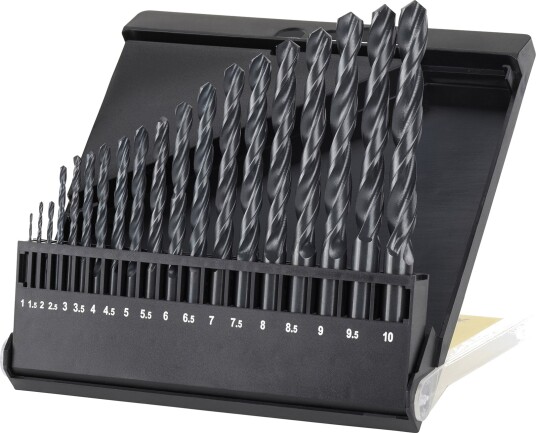 Irwin Drill Irwin Metall Dill Hss-R Din338 Sett Med 19 Stk. 1-1,5-2-2,5-3-3,5-4-4,5-5-5,5-6-6,5-7-7,5-8-8,5-9- 9,5-1