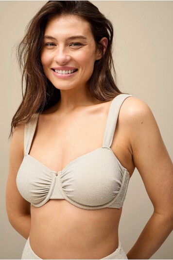 Ellos Collection Bikini BH Marielle glitrende Natur