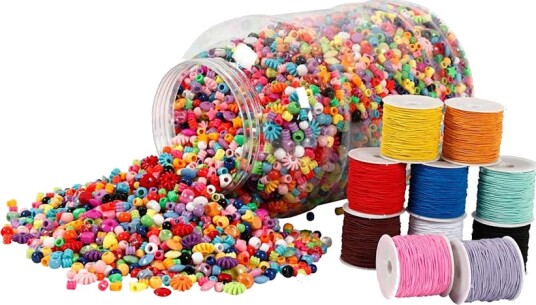 Hobbysett Creativ Company Perlespann og Elastikktråd