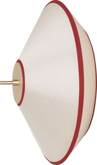 Edgeform Tafta Vegg / Taklampe Ø40 Rød/off white