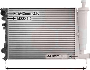 VAN WEZEL 09002077 Radiator motorkjøling