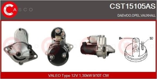 CASCO CST15105AS Starter