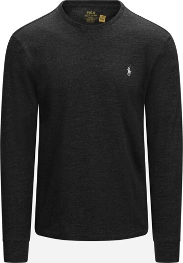 Ralph Lauren Lscncmslm5 long sleeve t shirt XS sort herre