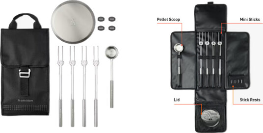 Solo Stove Mesa Bundle Bålpanne + Varmeskjold + Tilbehørspakke