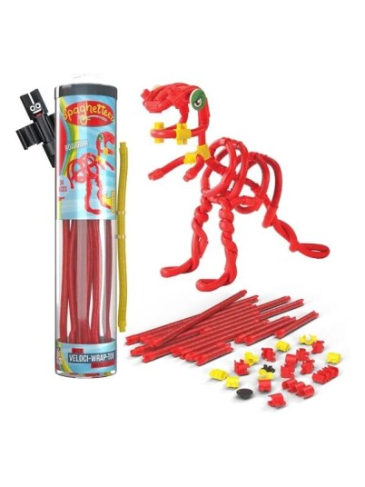 ClicSpaghetteez Velociraptor Flexible Building Rods 34pcs.