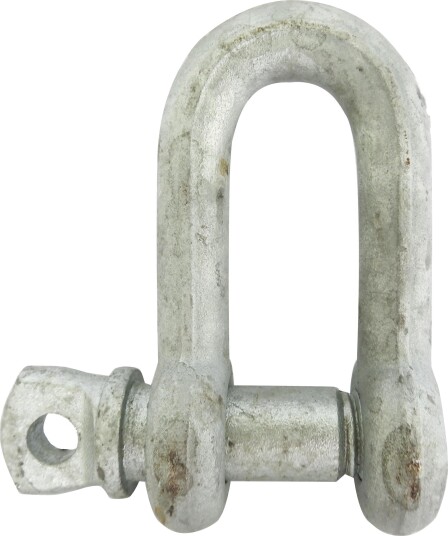 Gunnebo A773120 Sjakkel rett, kl-3, galvanisert M20, 2,4T, Verksted & bil
