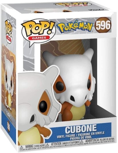 Funko Pokemon Pop! Cubone Vinyl figur 596 Funko Pokemon Pop! Cubone Vinyl figur 596