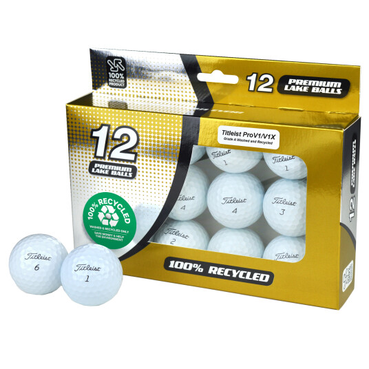 Titleist Pro V1/V1X Grade A Recycled, golfballer STD White