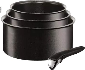 Tefal Kasserollesett Ingenio Expertise Svart
